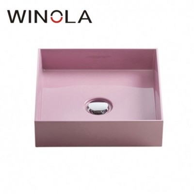 New products latest design square lavabo art basin